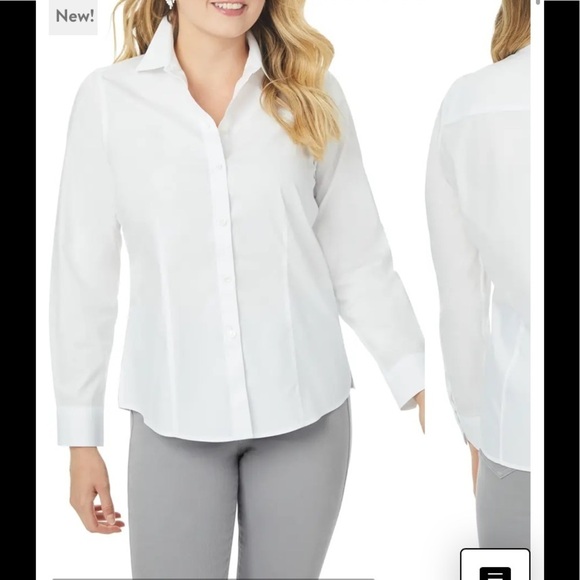 Pamela Button-Up Non Iron Tunic Shirt xx. - Picture 1 of 16